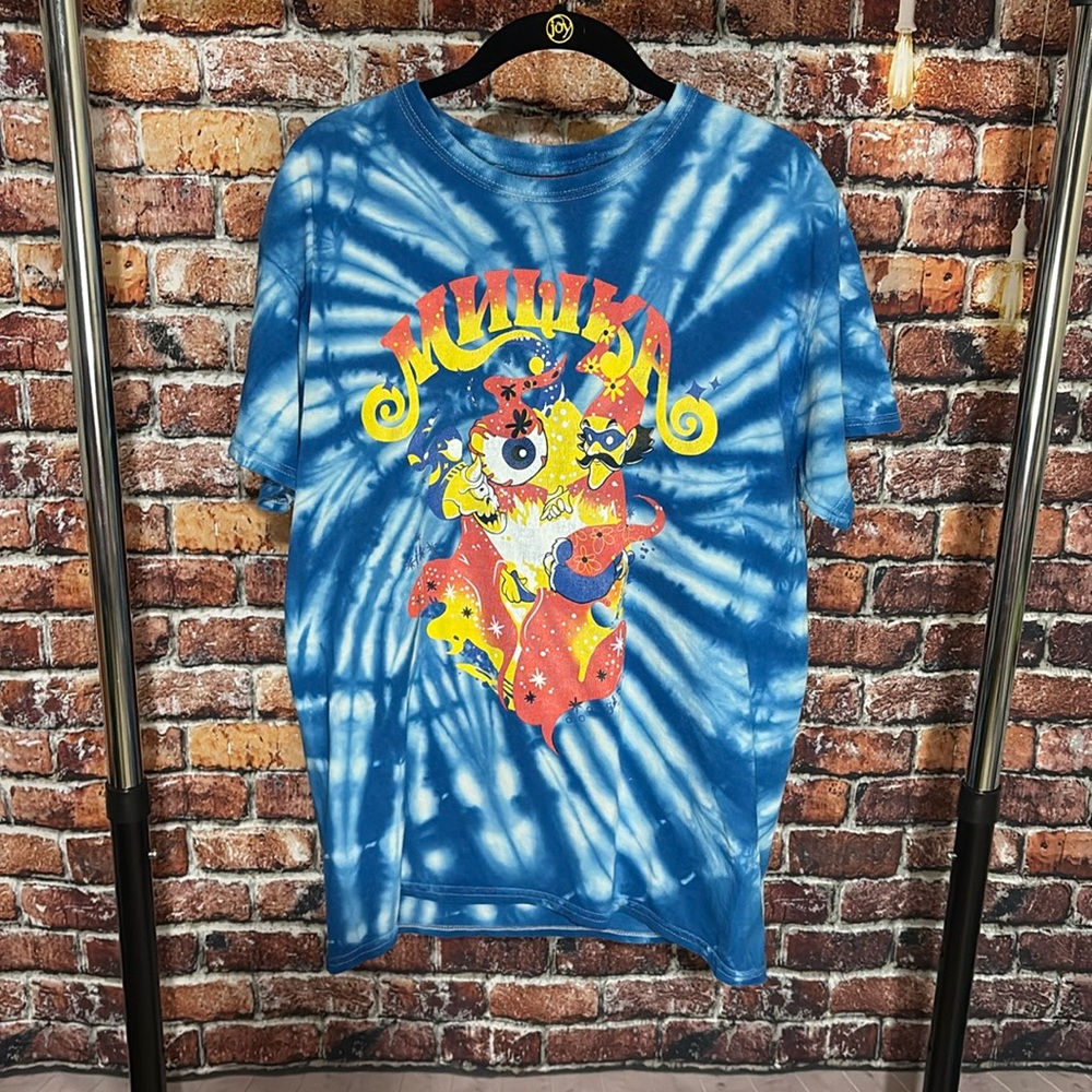 MNWKA tie dye trippy wizard demon shirt small men’s bohemian warlock witchy